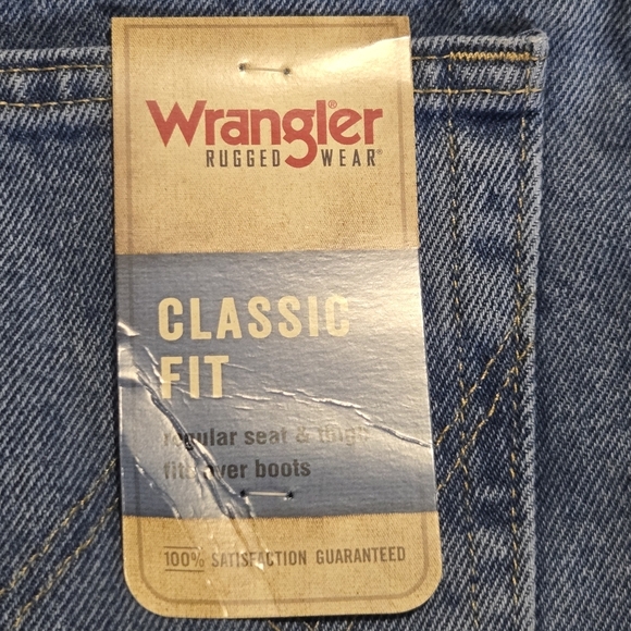 Wrangler Rugged Wear Mens Classic Fit Medium Wash Denim Jeans Size 36 X 29 - Picture 11 of 12